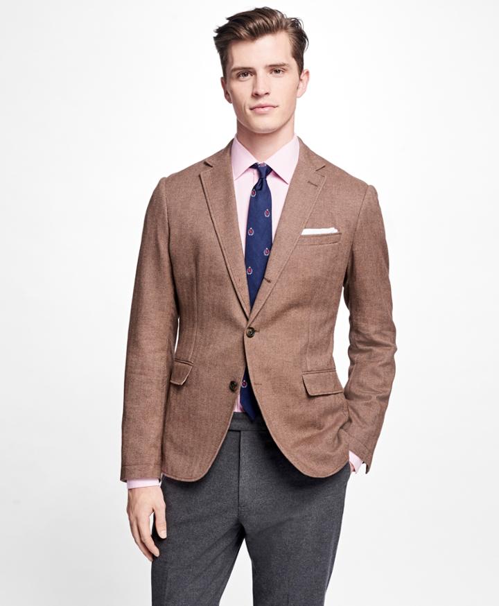 Brooks Brothers Men's Herringbone Sport Coat