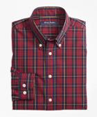 Brooks Brothers Non-iron Holiday Plaid Sport Shirt