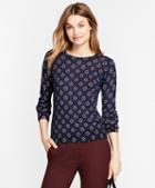 Brooks Brothers Foulard-print Merino Wool Sweater