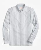 Brooks Brothers Men's Stripe Oxford Cotton Sport Shirt