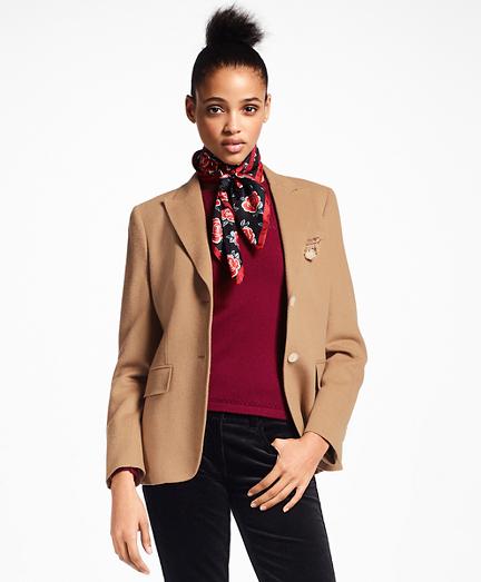 Brooks Brothers Petite Camel Hair Jacket