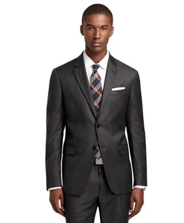 Brooks Brothers Milano Fit Mini Bead Stripe 1818 Suit