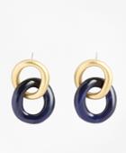 Brooks Brothers Women's Gold-plated Link Drop Earrings