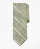 Brooks Brothers Men's Linen And Silk Stripe Tie