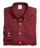 Brooks Brothers Non-iron Slim Fit Solid  Sport Shirt