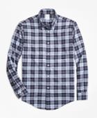 Brooks Brothers Men's Regent Fit Plaid Flannel Sport Shirt