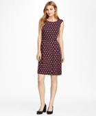 Brooks Brothers Foulard-print Crepe Dress