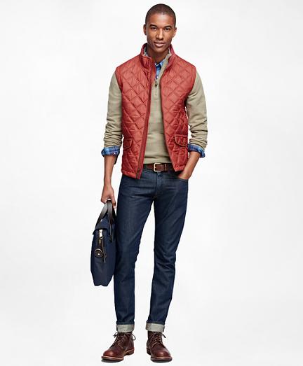Brooks Brothers Diamond Quilted Vest