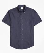 Brooks Brothers Milano Fit Seersucker Short-sleeve Sport Shirt