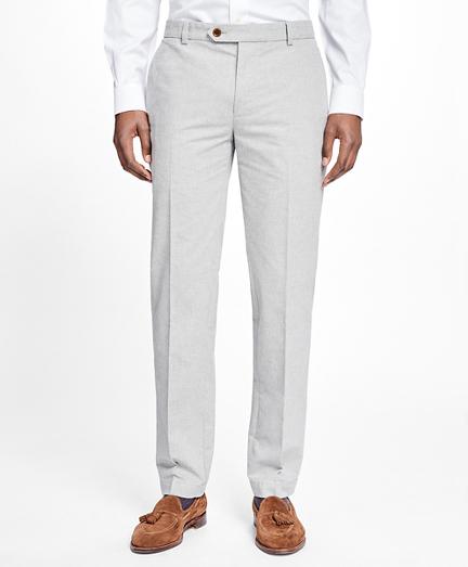 Brooks Brothers Milano Fit Heathered Flat-front Pants