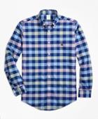Brooks Brothers Non-iron Brookscool Milano Fit Gingham Sport Shirt