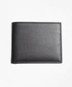 Brooks Brothers Men's Leather With Black Watch Wallet