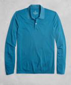 Brooks Brothers Golden Fleece Brookstech Two-button Long-sleeve Polo Shirt