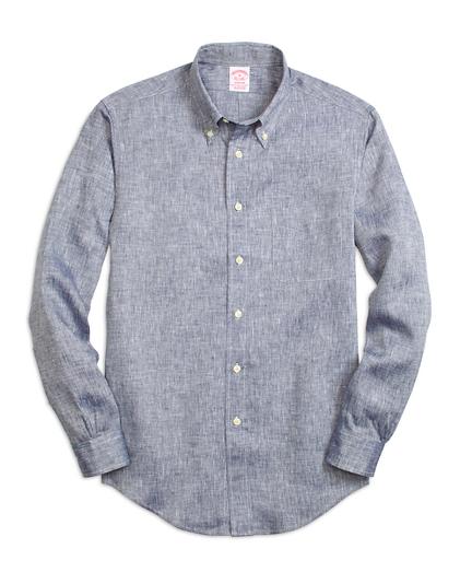 Brooks Brothers Madison Fit Linen Sport Shirt