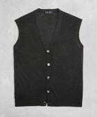 Brooks Brothers Golden Fleece 3-d Knit Fine-gauge Merino Button Vest