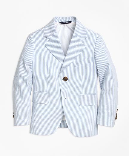 Brooks Brothers Two-button Seersucker Junior Jacket