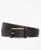 Brooks Brothers Men's Saffiano Leather Belt