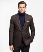 Brooks Brothers Fitzgerald Fit Saxxon Wool Multi Check Deco Sport Coat