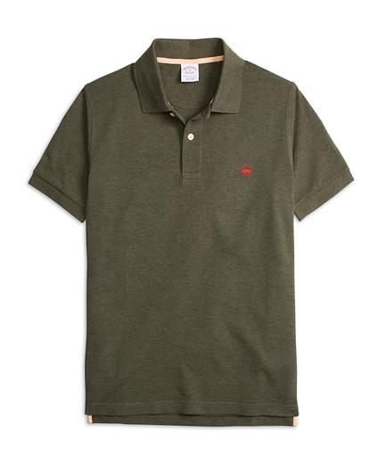Brooks Brothers Slim Fit Heathered Polo Shirt