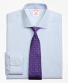 Brooks Brothers Men's Non-iron Regular Fit Royal Oxford Candy Stripe Dress Shirt