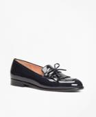 Brooks Brothers Women's Patent Leather Kiltie Loafers