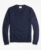 Brooks Brothers Men's Ribbed Textured Crewneck Sweater