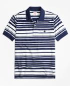 Brooks Brothers Men's Original Fit Variegated Stripe Polo Shirt