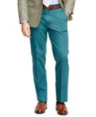 Brooks Brothers Men's Fitzgerald Fit Plain-front Cotton Dress Trousers