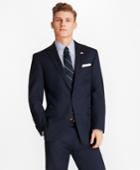 Brooks Brothers Men's Regent Fit Saxxon Wool Bead Stripe 1818 Suit
