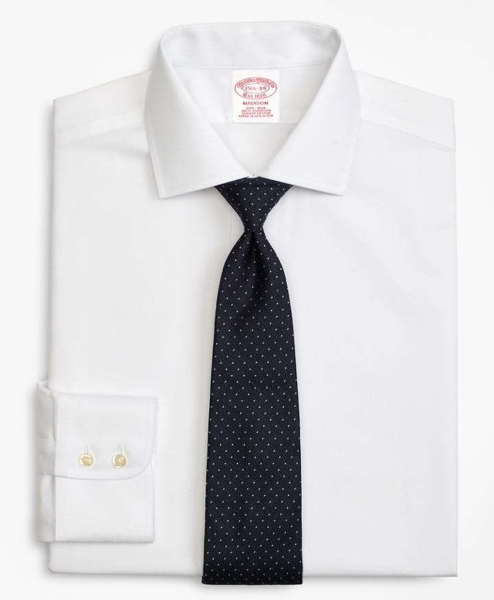 Brooks Brothers Men's Regular Fit Classic-fit Dress Shirt, Non-iron Rope Stripe