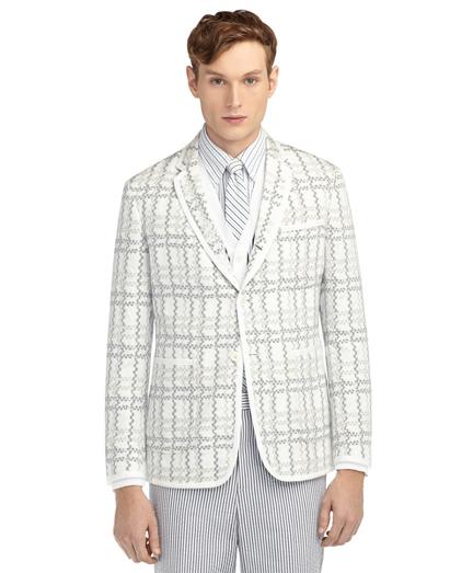 Brooks Brothers Embroidered Patch Pocket Jacket