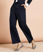 Brooks Brothers Pleat-front Cropped Wide-leg Pants