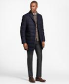 Brooks Brothers Men's Technical Wool Down-filled Trench
