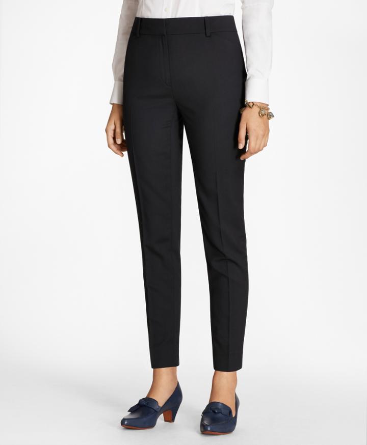 Brooks Brothers Women's Slim-fit Wool Pants