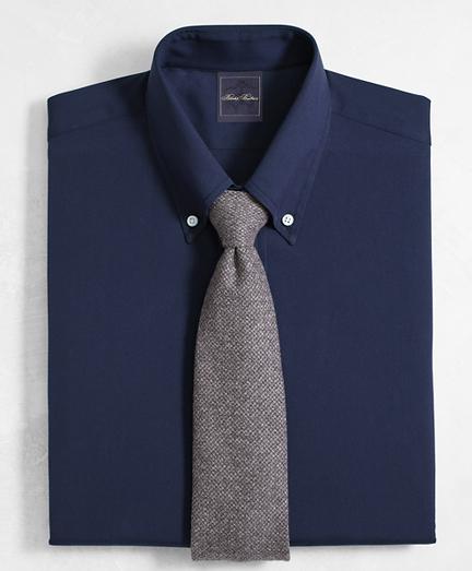 Brooks Brothers Golden Fleece Milano Fit Button-down-collar Navy Dress Shirt