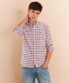 Brooks Brothers Checked Cotton Oxford Sport Shirt