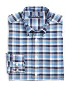 Brooks Brothers Multicheck Cotton Oxford Sport Shirt