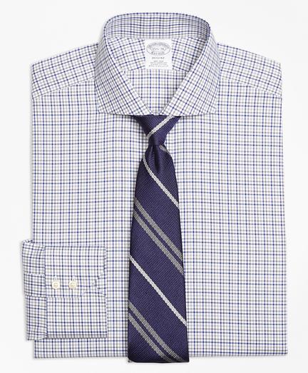 Brooks Brothers Non-iron Regent Fit Two-tone Windowpane Dress Shirt