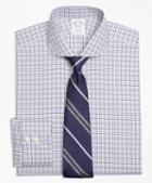Brooks Brothers Non-iron Regent Fit Two-tone Windowpane Dress Shirt