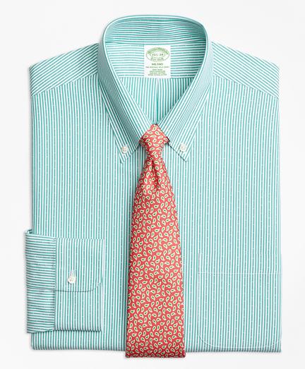 Brooks Brothers Non-iron Milano Fit Dobby Candy Stripe Dress Shirt