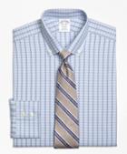 Brooks Brothers Non-iron Regent Fit Alternating Framed Tattersall Dress Shirt