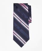 Brooks Brothers Men's Satin Ribbed Stripe Tie