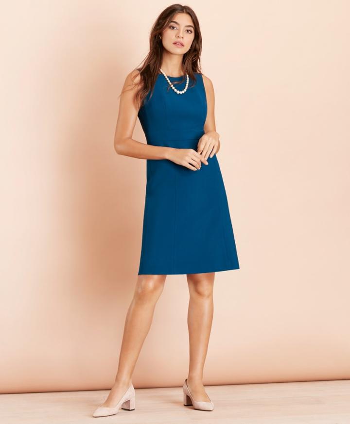 Brooks Brothers Women's Wool-blend Twill Dress
