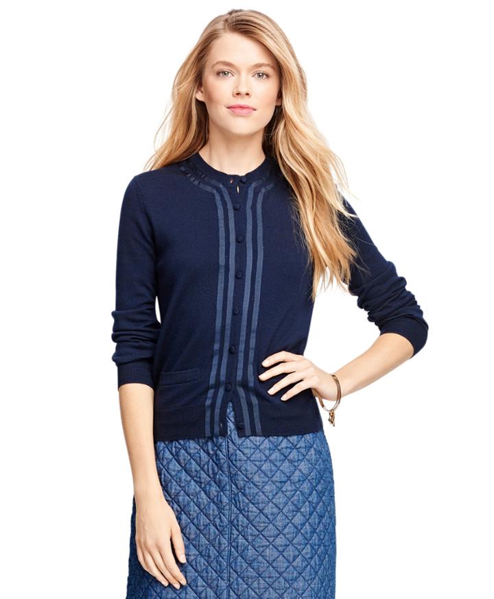 Brooks Brothers Women's Merino Wool Cardigan