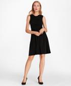 Brooks Brothers Ruched Jersey Dress