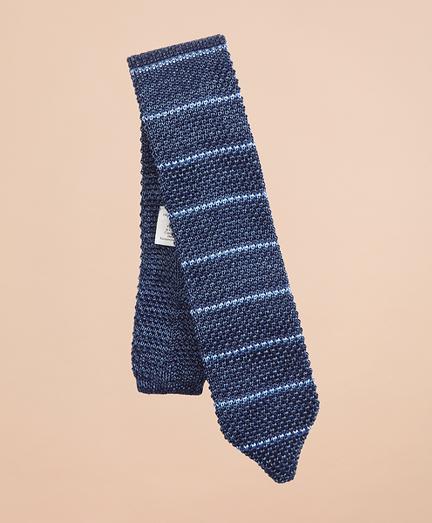 Brooks Brothers Stripe Knit Silk Tie