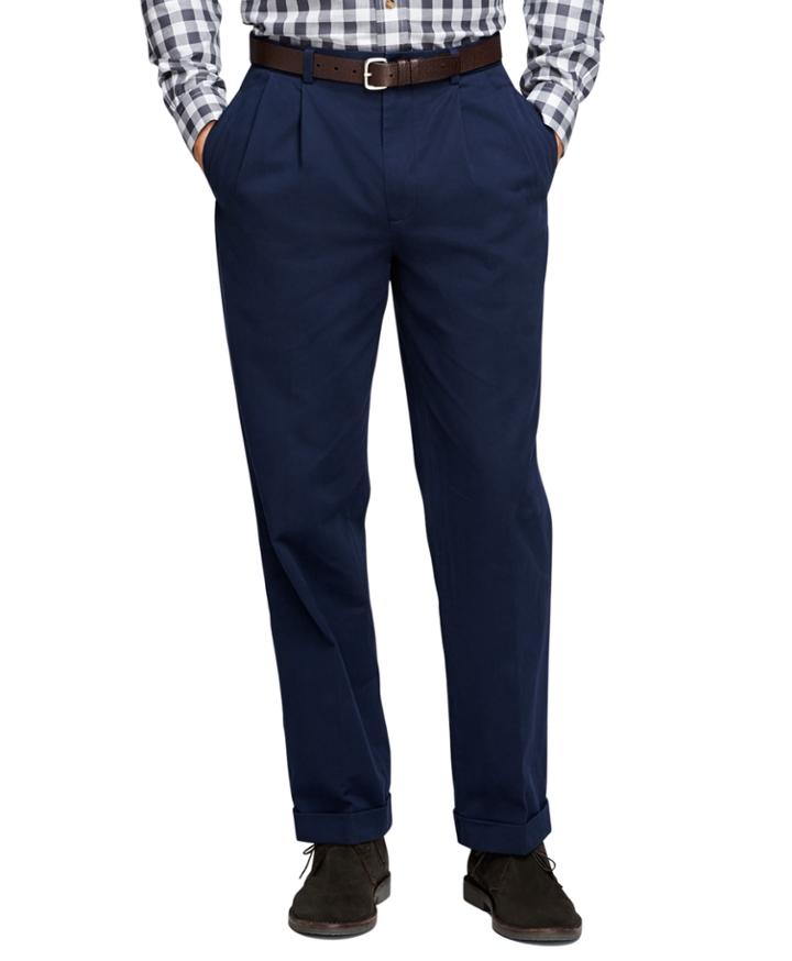 Brooks Brothers Men's Elliot Fit Vintage Washed Chinos