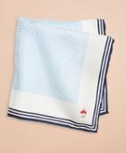 Brooks Brothers Silk Anchor Pocket Square