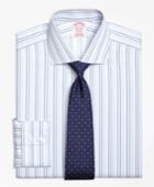 Brooks Brothers Men's Regular Fit Classic-fit Dress Shirt, Non-iron Alternating Stripe