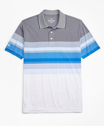Brooks Brothers Performance Series Gradient Stripe Polo Shirt